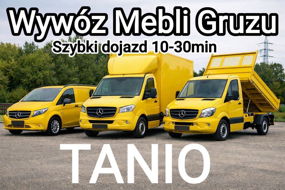 7/24 TANI  SZYBKI WYWOZ-WYwROTKa, mebli,gruzu,Odpady Krzaki Gałęzie oproznianie mieszkan,garaży Bagazowka