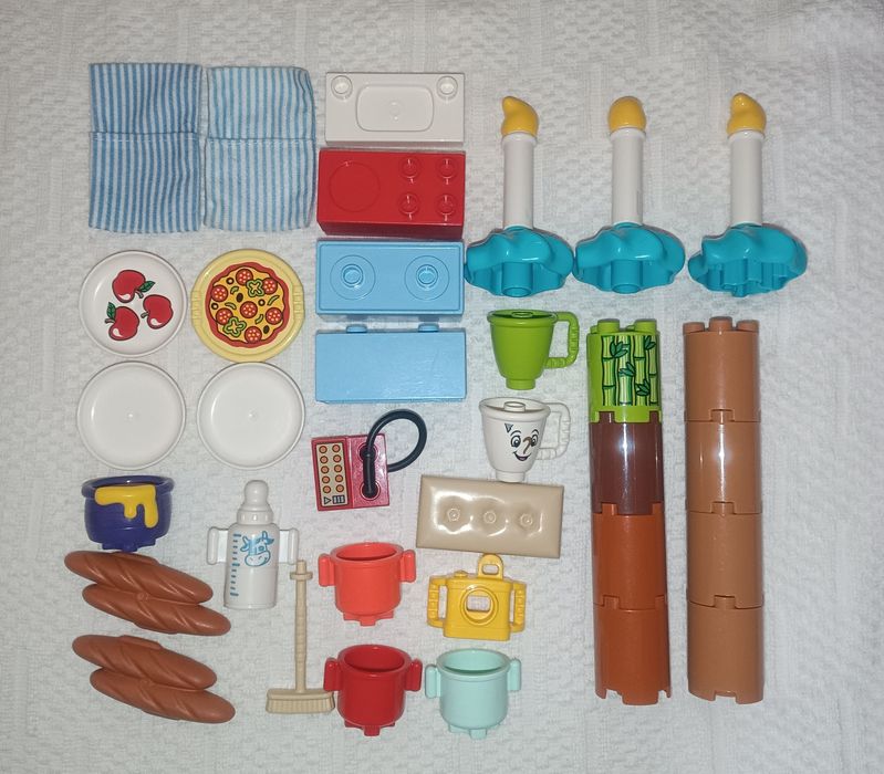 Конструктор детали кубики пластины Лего дупло оригинал