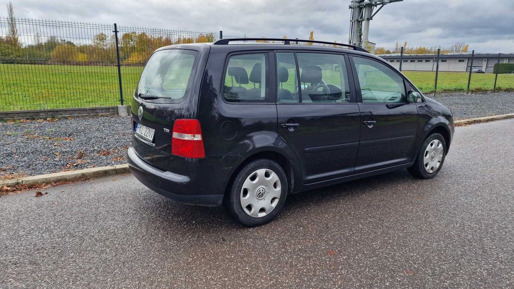 Volkswagen Touran 1.9 TDi NOWE SPRZĘGŁO105KM 2004r Klima 1wł od 12 lat