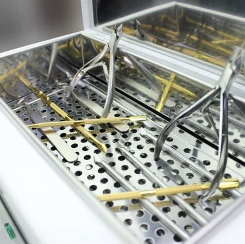 ESTERILIZADOR DE AR QUENTE PROFISSIONAL PARA FERRAMENTAS + FILTRO