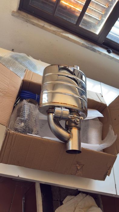 Kit Escape Valvetronic Inox COMPLETO – Novo (Válvula com Comando)