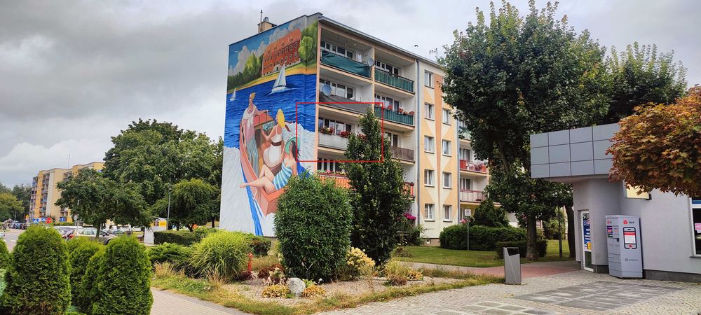 Jasne, 2-pokojowe mieszkanie z wielkim balkonem, 600m od jeziora Trzesiecko na Jana Pawła 12