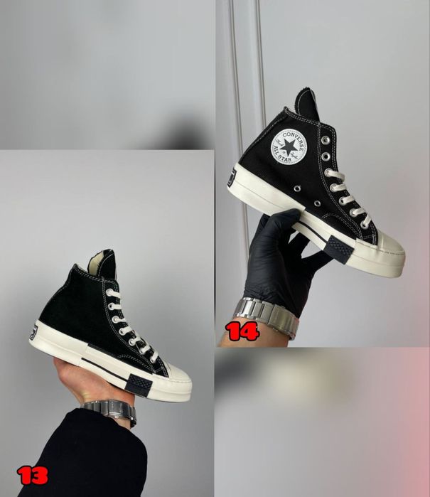 БЕЗ ПЕРЕДПЛАТИ‼️ Кросівки Rick Owens Ramones,Geobasket/Унисекс,Преміум