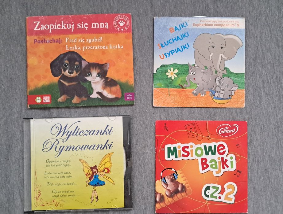 Pięć audiobooków dla dzieci na cd