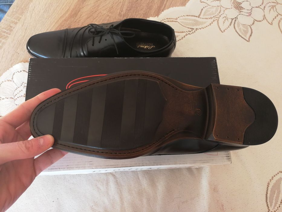 Buty wizytowe Lukas Vistula skóra naturalna męskie