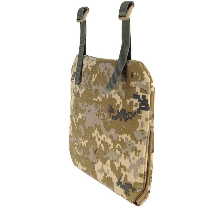 Каремат-сидушка (п'ятиточка) односекційна піксель Cordura 500D.