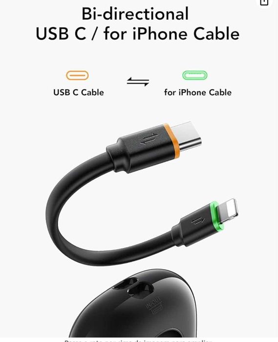 Mini Power Bank Bateria IPHONE 10000 mAh 20 W PD carregamento rápido