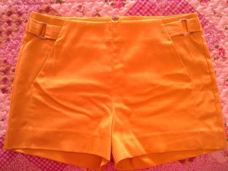 Calções senhora amarelo - Novos