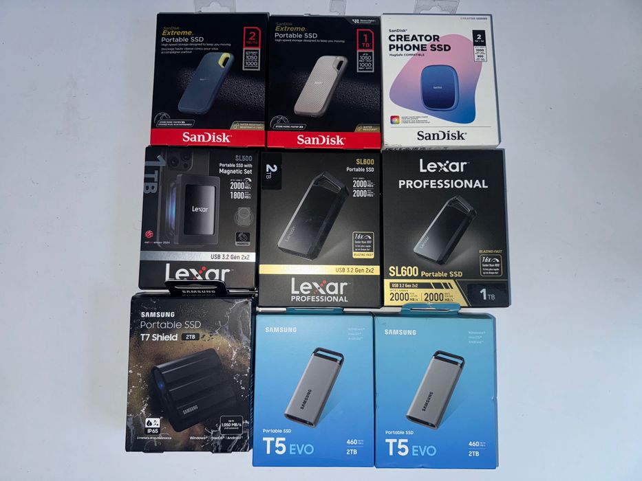 SSD накопичувач Samsung T7 1 TB Indigo Blue MU-PC1T0H/WW Новий