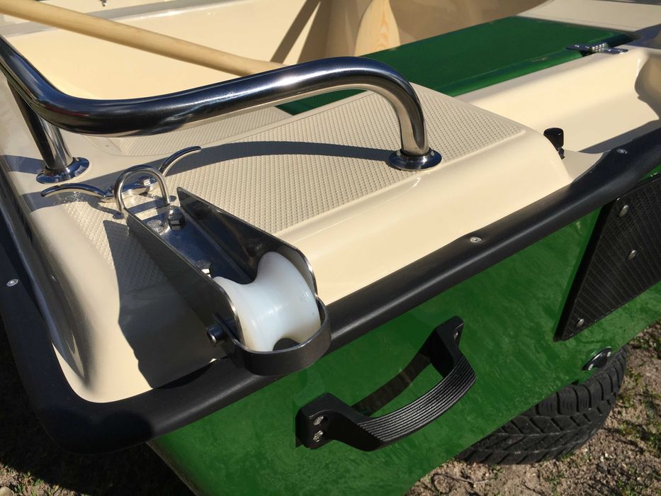 Łódź motorowa Łódka wędkarska wiosłowa Wydra 300 dwupłaszczowa RATY