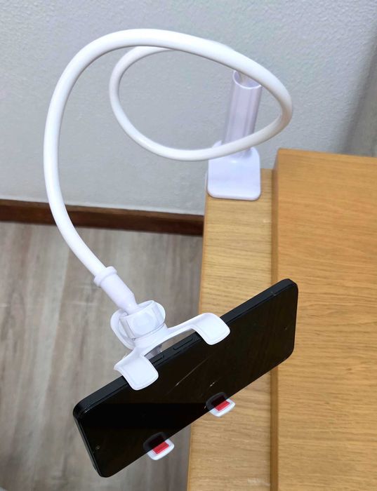Suporte articulado para telemóvel – braço flexível – novo