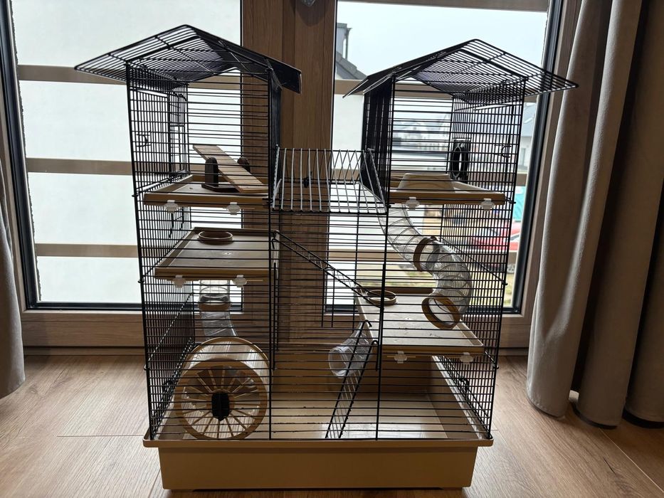 Duża klatka dla chomika gryzonia  wys. 63cm