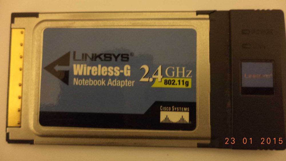 Wireless - G Notebook Adapter 2.4 GHz 802.11g - Linksys64286057060609123