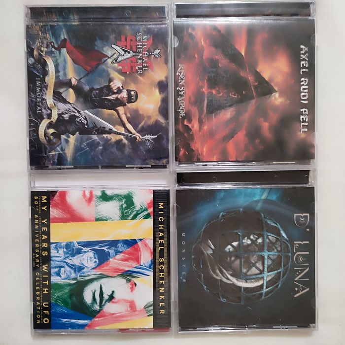 Аудіо СД(CD-DA) -AXEL RUDI PELL-2024 + D'LUNA -2024 + M.S.G -2021,2024