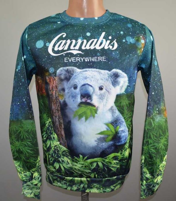 Свитшот Cannabis Everywhere Panda (S)