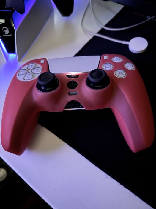 Capa vermelha para comando PS5