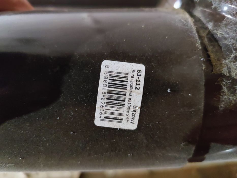 Rury spustowe 110 4m Gamrat PVC plus kolanka i docinki