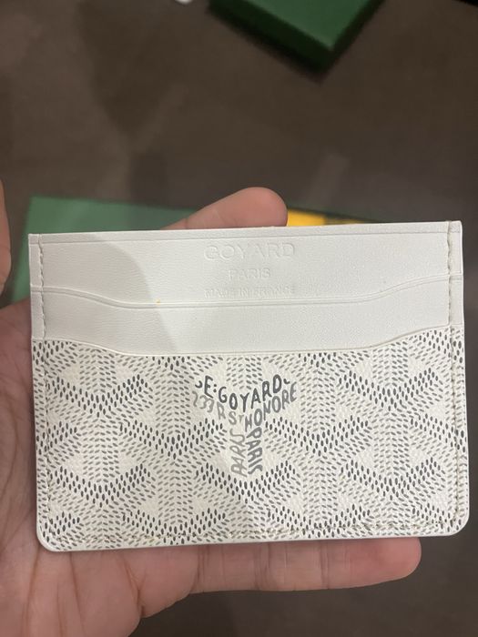Carteira goyard branca