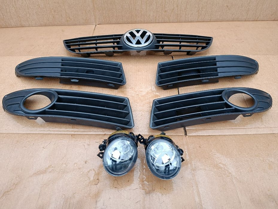 Решітка радіатора та бампера Volkswagen polo 05-09