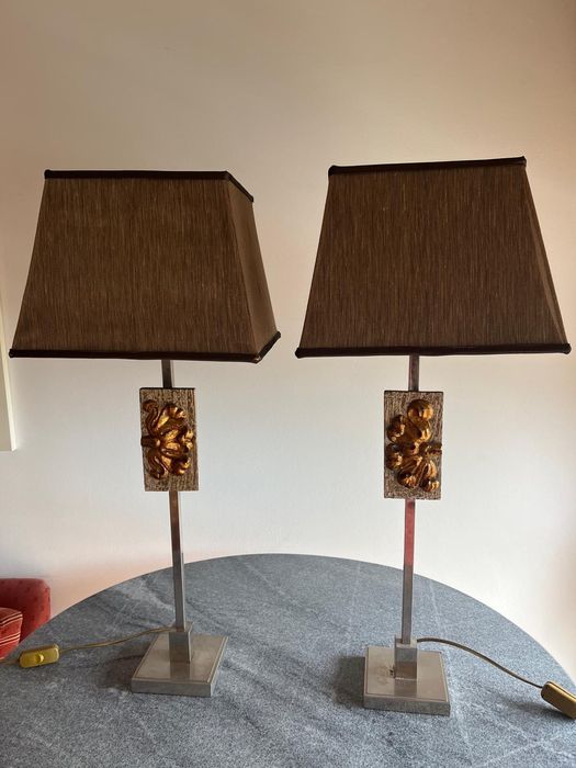 Conjunto de candeeiros de mesa