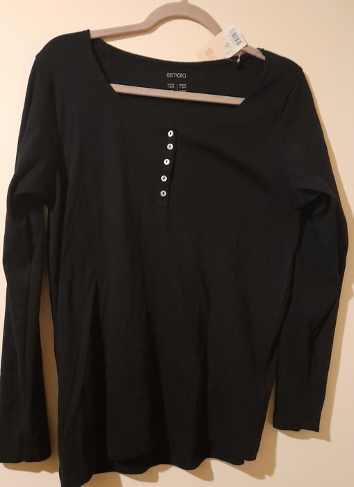 Bluzka Damska Czarna''44''/Bawełna/
