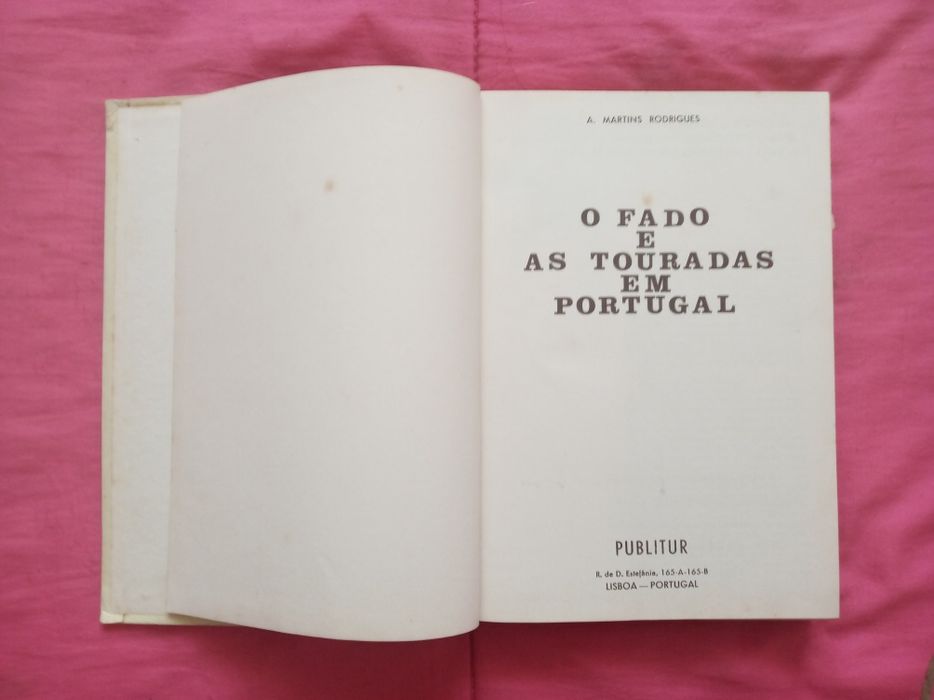 O Fado e as Toiradas em Portugal (lote ouro)