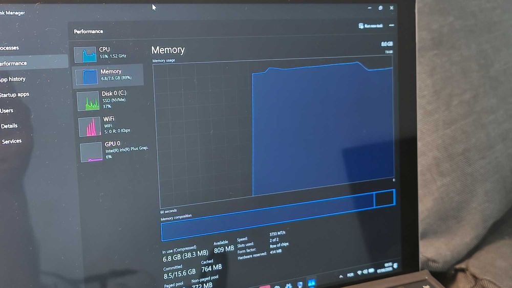 Surface Pro 7 i5 8GB 256GB | Bateria 95% | Teclado PT