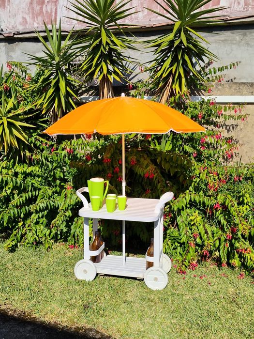 Carrinho de aperitivos para exterior