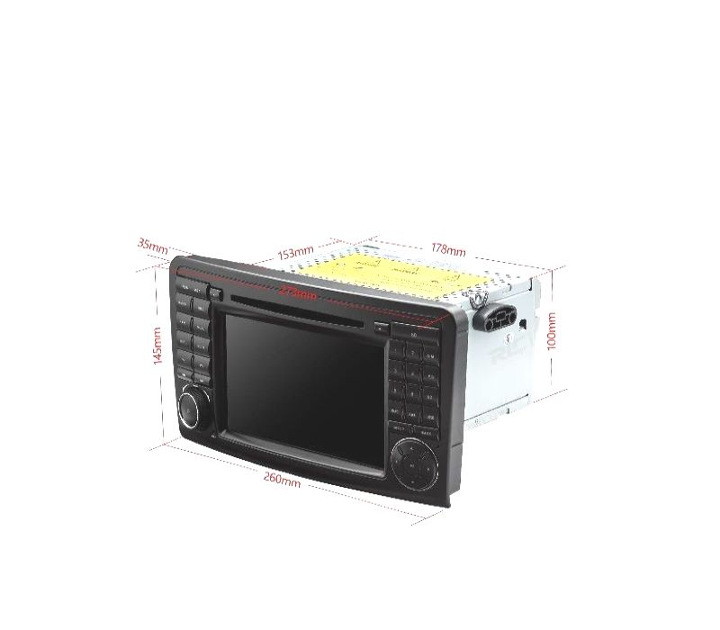 AUTO RADIO GPS ANDROID 12 PARA MERCEDES ML W164 GL X164