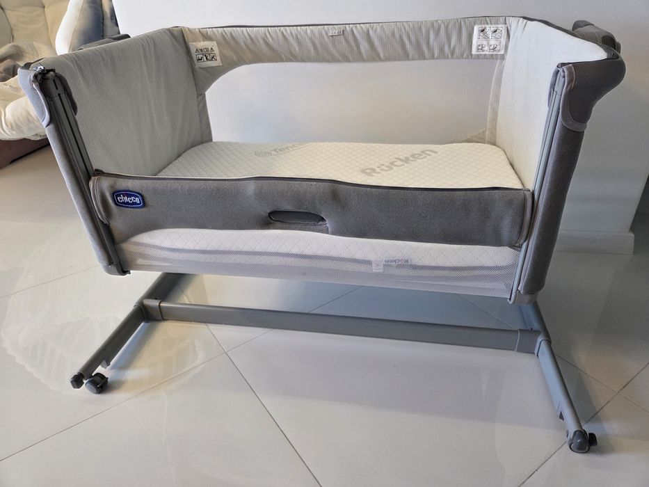 Zestaw Dostawka Chicco Next2Me Magic, Rucken, ochraniacz, mombella
