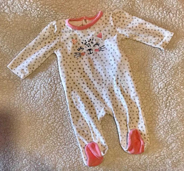 Babygrow gatinha 3-6 meses