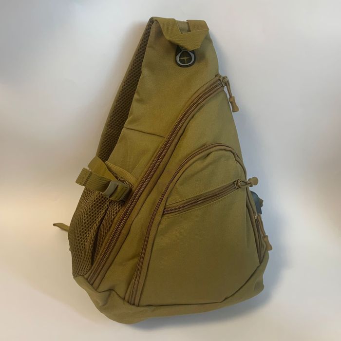 Тактическая сумка через плечо нагрудная спортивная