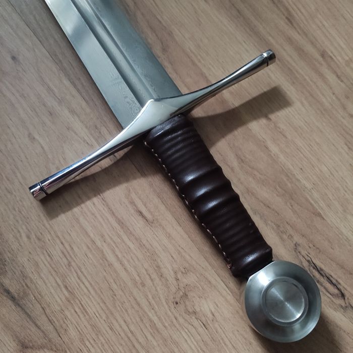 Miecz jednoręczny ostry damask