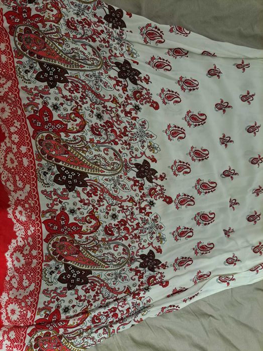 Dluga sukienka w stylu boho