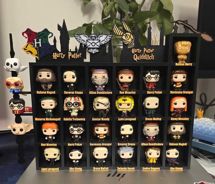 Półka na figurki Harry Potter kinder Joy - zestaw dwóch