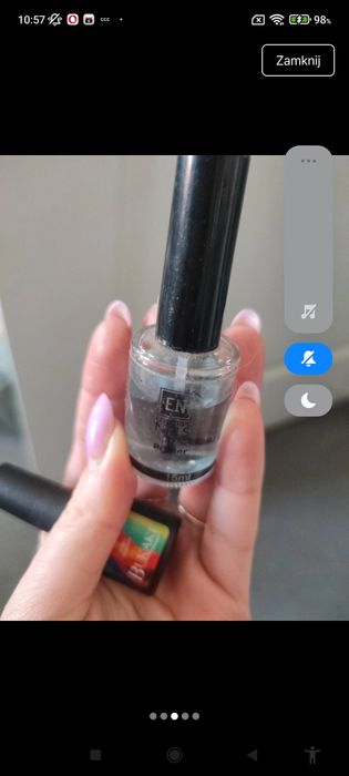 zestaw lakier hybrydowy czerwony + primer, całość 10 zł