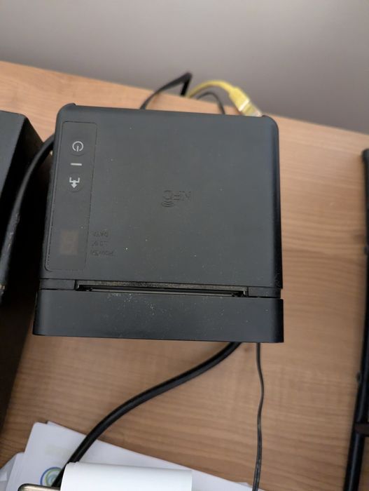 POS com caixa e impressora térmica