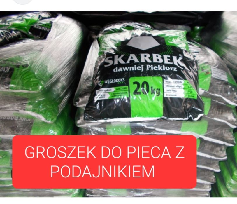 Groszek POLSKI workowany do pieca z podajnikiem