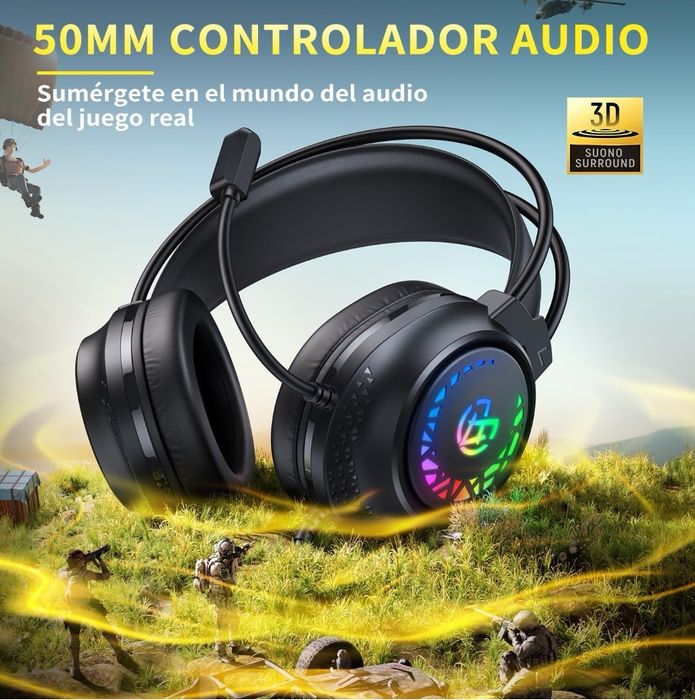 Słuchawki Gamingowe Tatybos Dwuwarstwowa adaptacyjna opaska na głowę