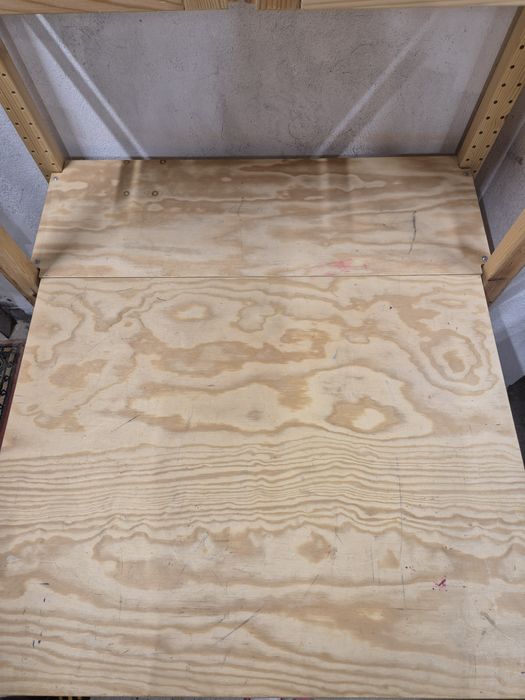 Szafa regał z biurkiem drewniana sosnowa Ikea IVAR