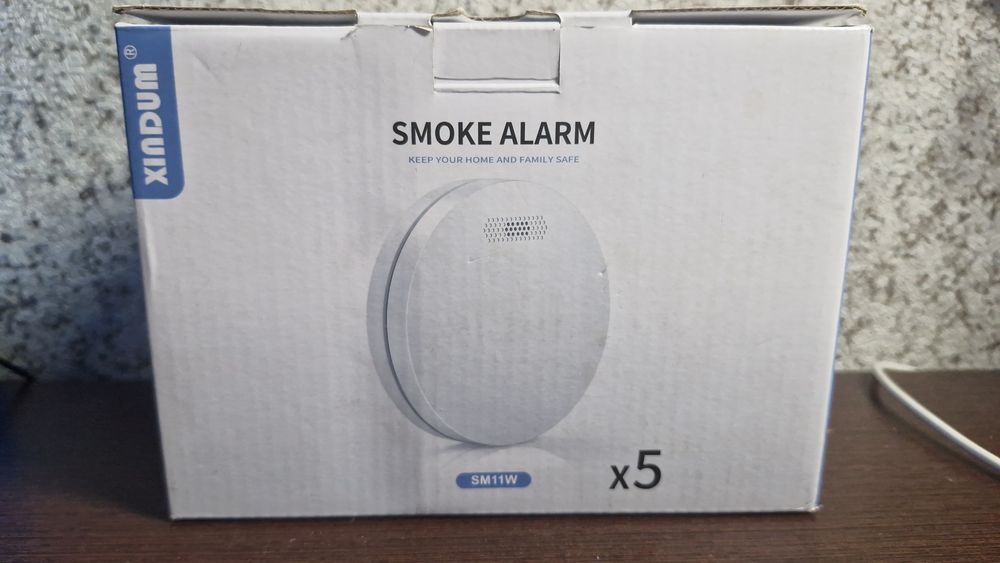 Детектор диму Xindum Smoke Alarm SM11 пожежна сигналізація 5 шт.