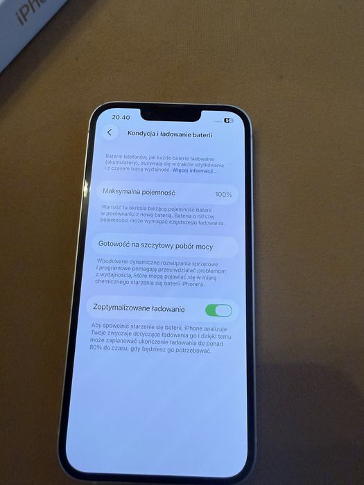 Iphone 13 128Gb stan idealny BIAŁY