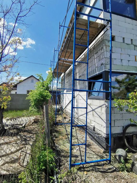 Вишка тура будівельна до 21 м, ліса на колесах, риштовка, риштування