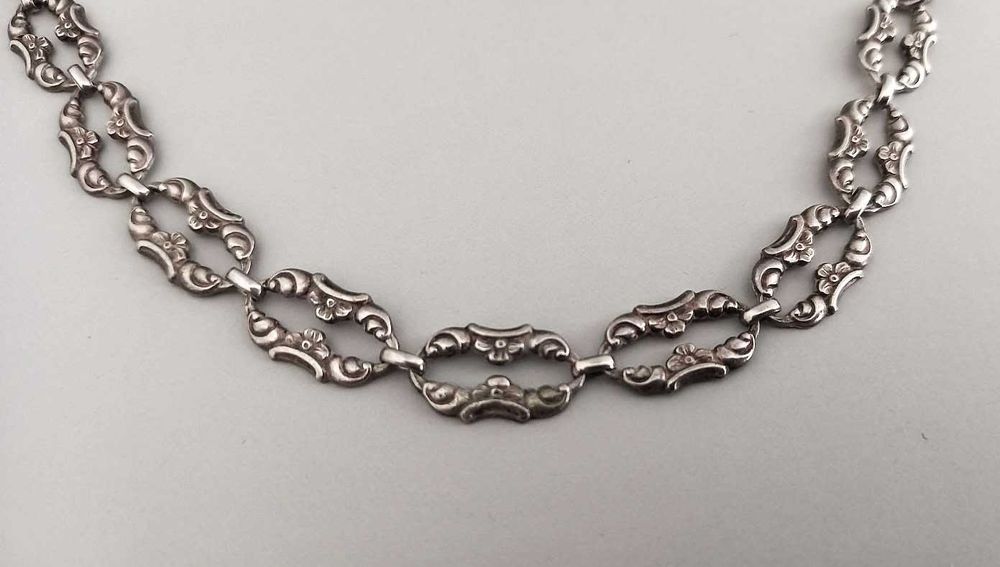 Art deco stara bransoletka srebro pr 3 antyk