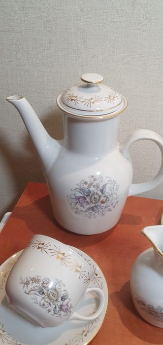 Porcelana MZ Czechoslovakia serwis kawowy