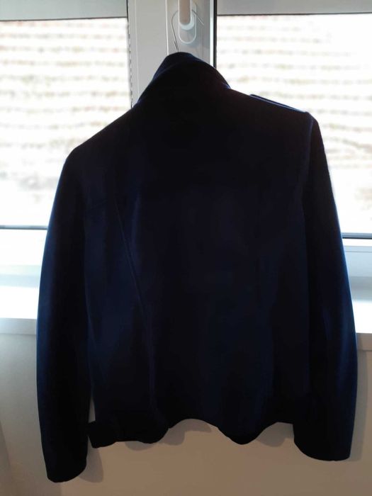 Casaco em veludo azul springfield