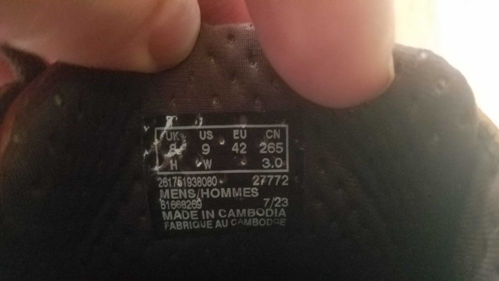 Buty CLARKS Pro Lace 42/43 27.5cm Skórzane półbuty solidne powystawowe