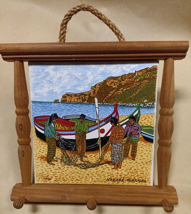 Azulejo vintage , Pescadores da Nazaré