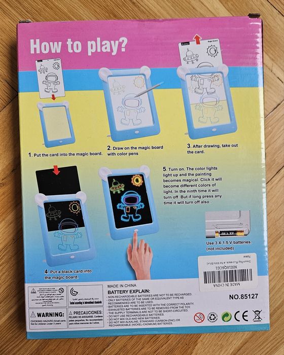 Magic Board Tablica podświetlana do rysowania   NOWA