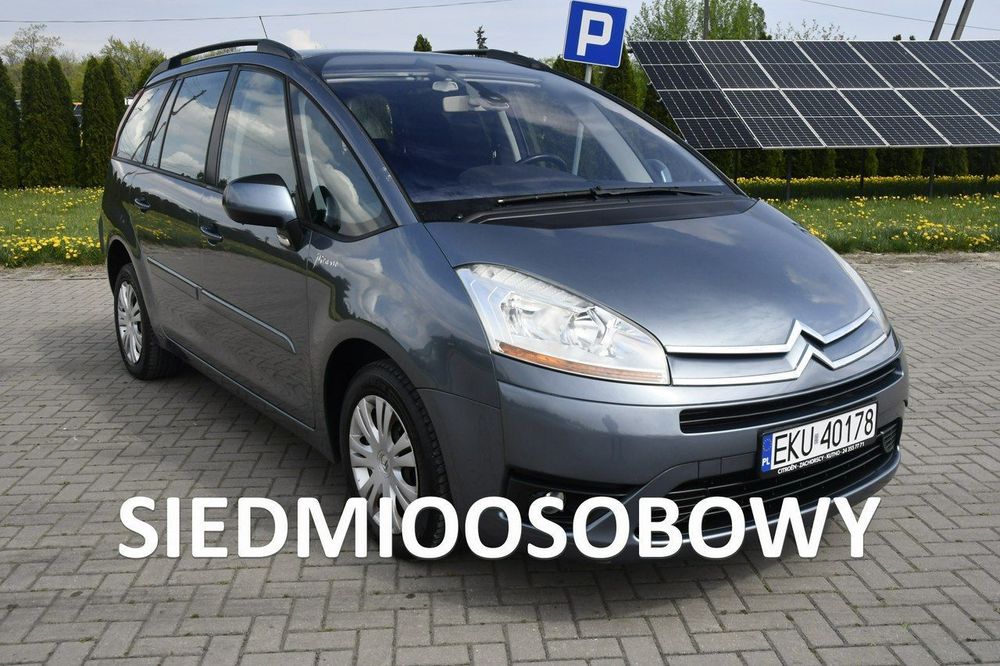 Citroën C4 Grand Picasso 1.8+Gaz DUDKI11 Gaz.Klimatr. 2 str.7 Foteli.Tempomat.Centralka.kredyt.